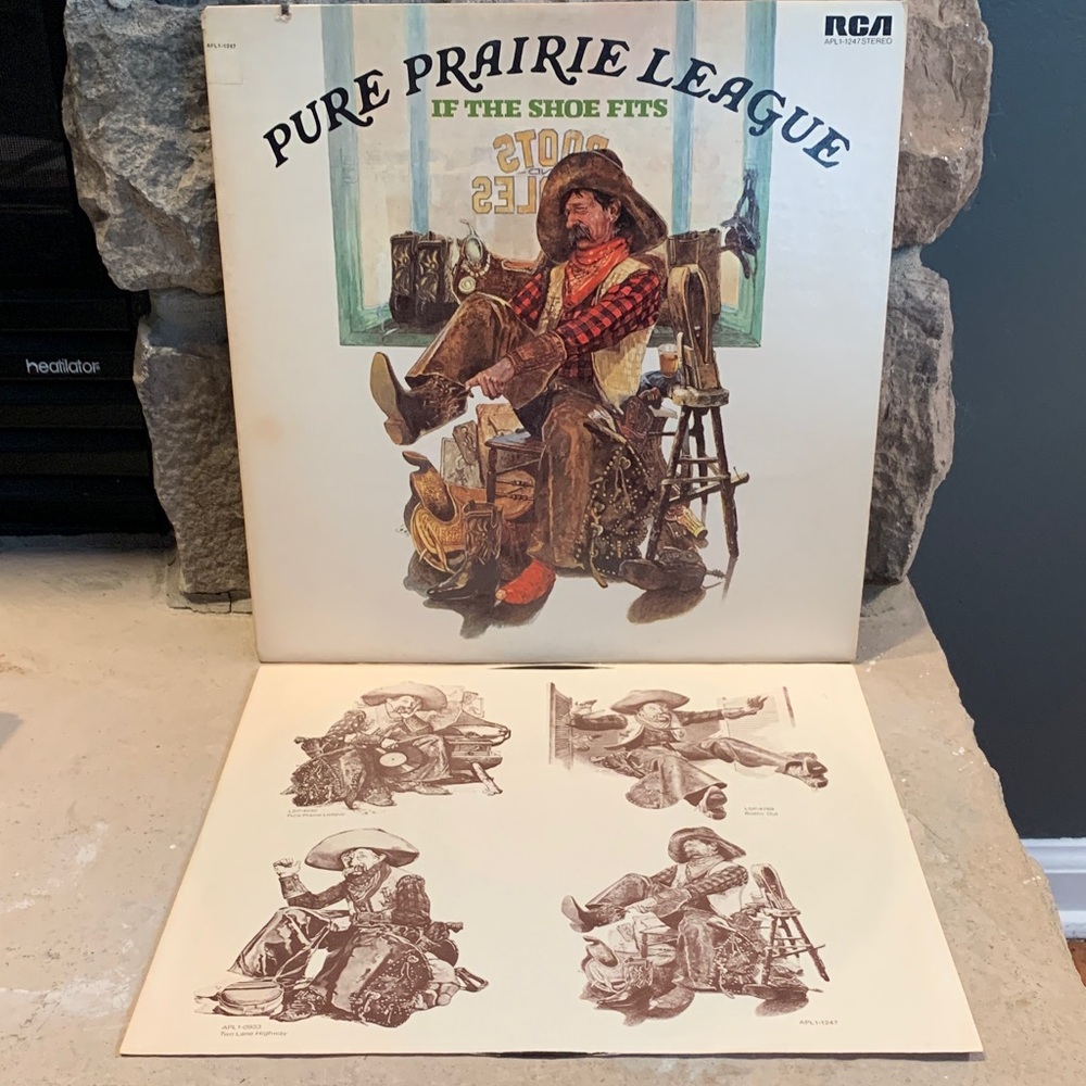 Pure Prairie League Vinyl Record - If The Shoe Fits